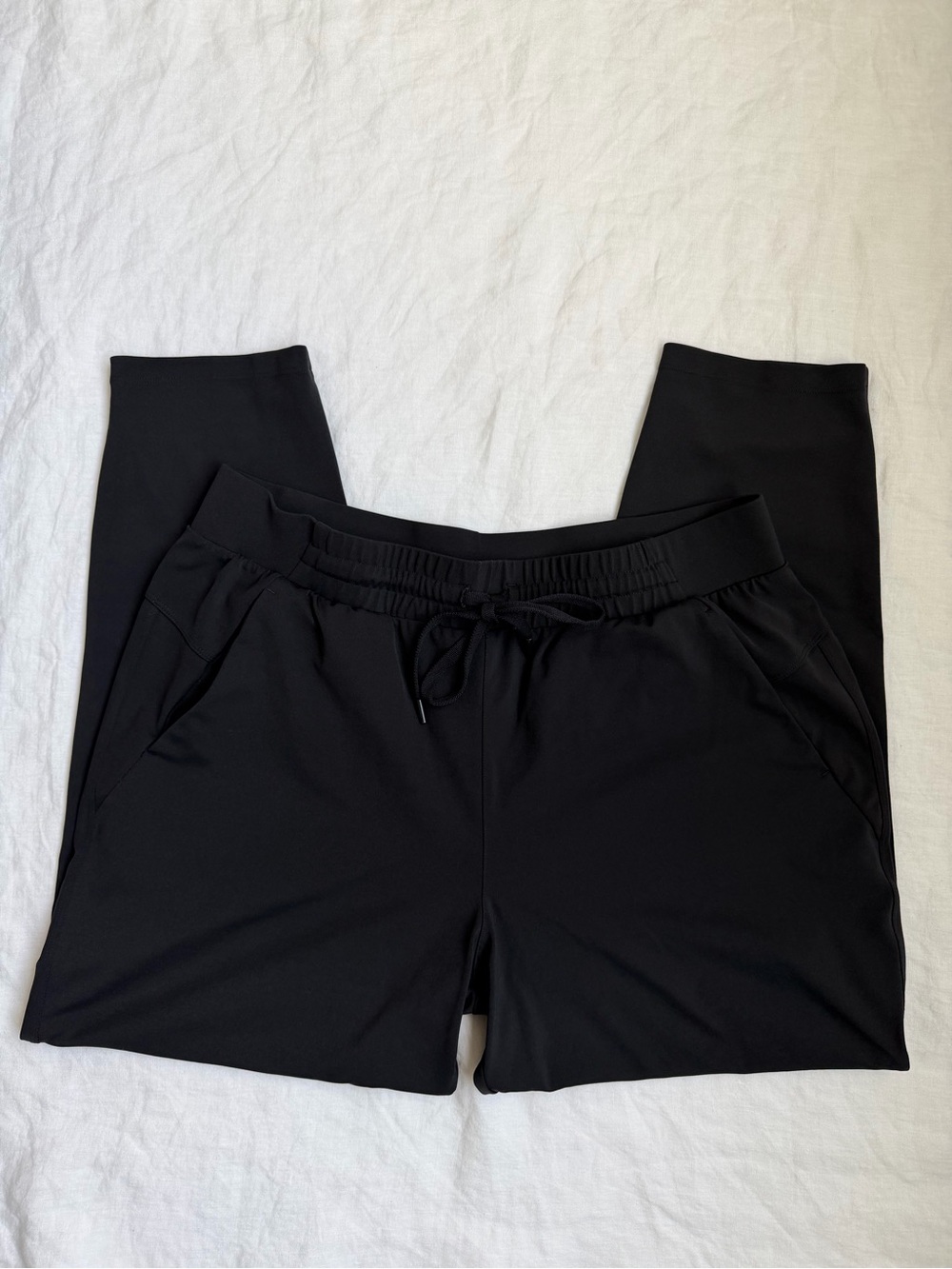 Women's Black Drawstring Jogger Pants